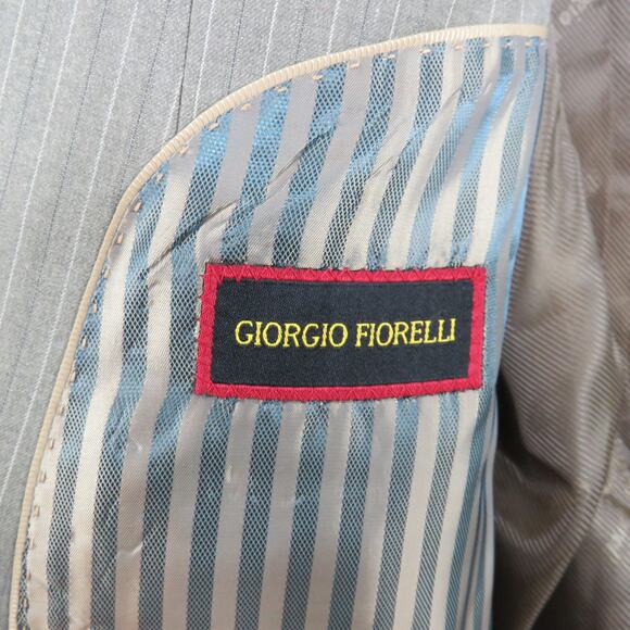 Giorgio Fiorelli Brown Plaid Blazer Jacket 44R - Picture 6 of 10